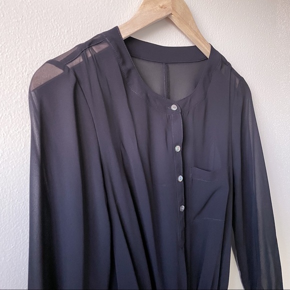 Express Sheer Formal Maxi Dress with Mini Slip - Picture 2 of 15